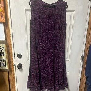 Purple Sleeveless Dress